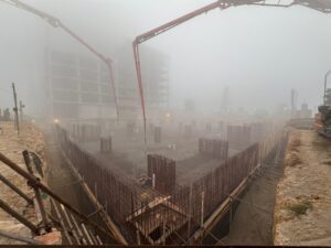 Concrete Raft Pouring