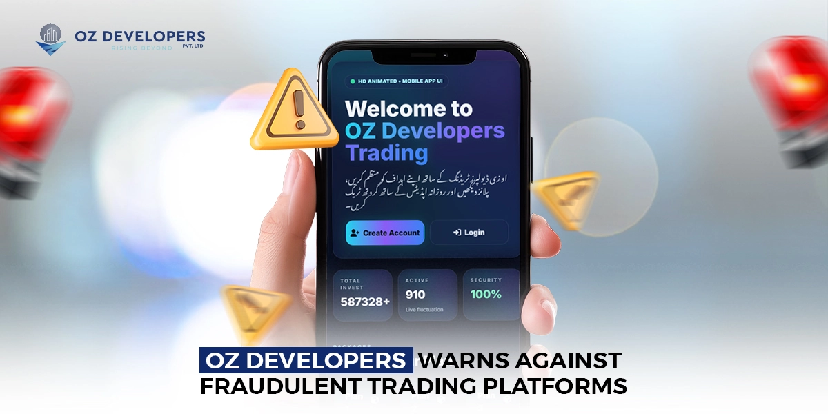 OZ Developers Warns Against Fraudulent Trading Platforms