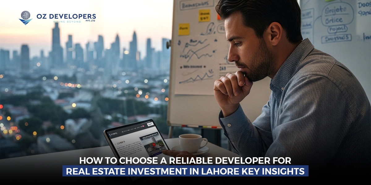 Reliable Developer for Real Estate Investment in Lahore